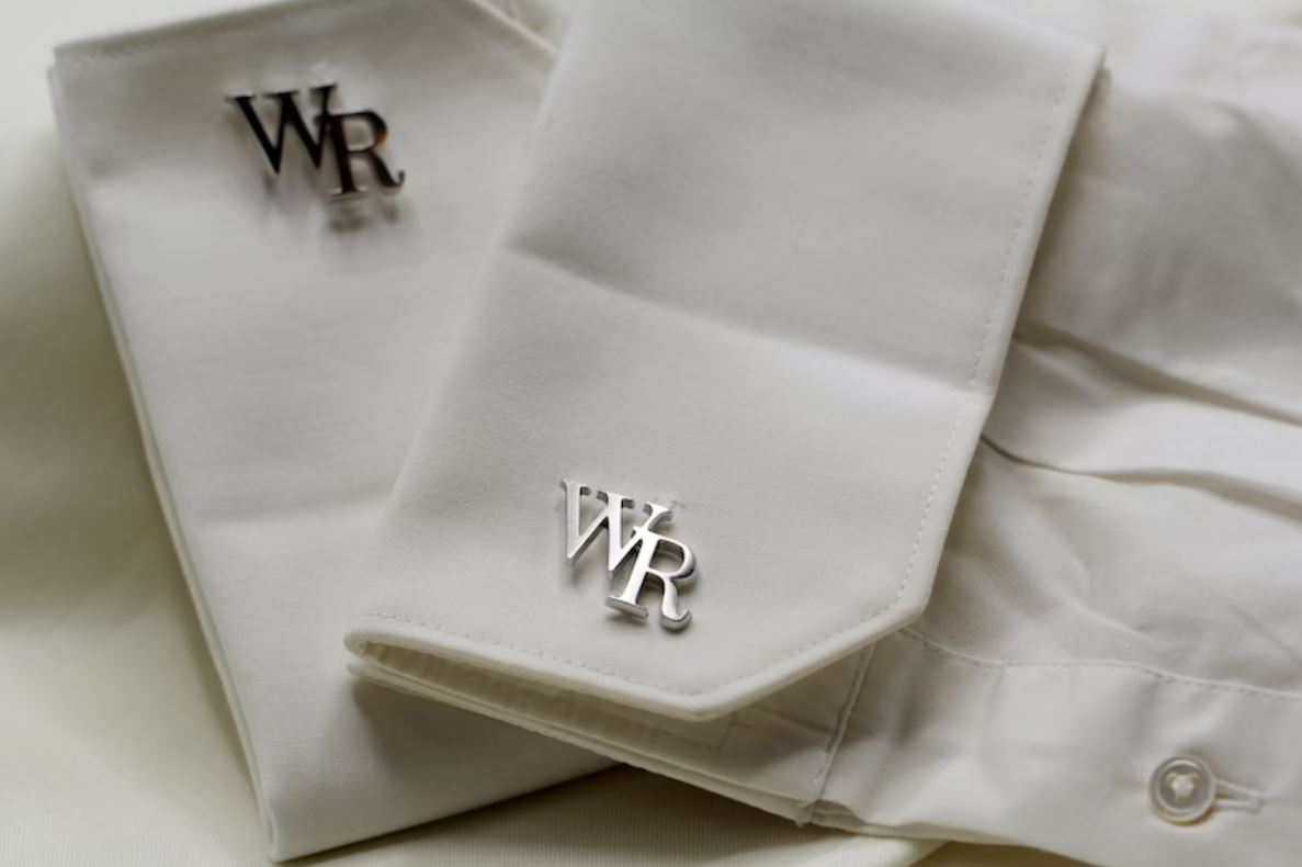 Father′s Day Gift: Initials cufflinks
