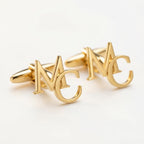 Initial Cufflinks - 14K Gold