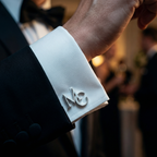 Initial Cufflinks - 14K Gold