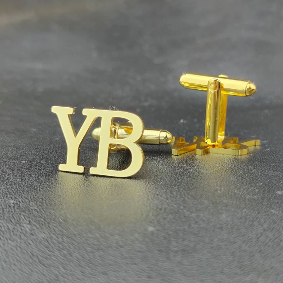 Initials cufflinks Bundle